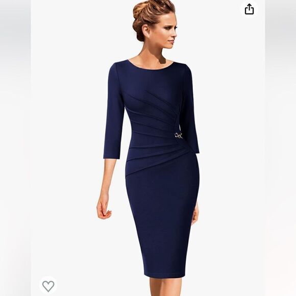 NWT VFSHOW Elegant Bodycon Pencil Dress Work Office Cocktail Party Dress - Picture 1 of 15